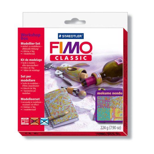 FIMO Classic Workshop Box Mokume Nendo - dárková sada Staedtler