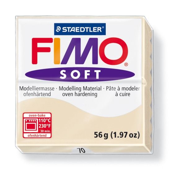 FIMO Soft 56g blok béžová (Hnědá Sahara) Staedtler