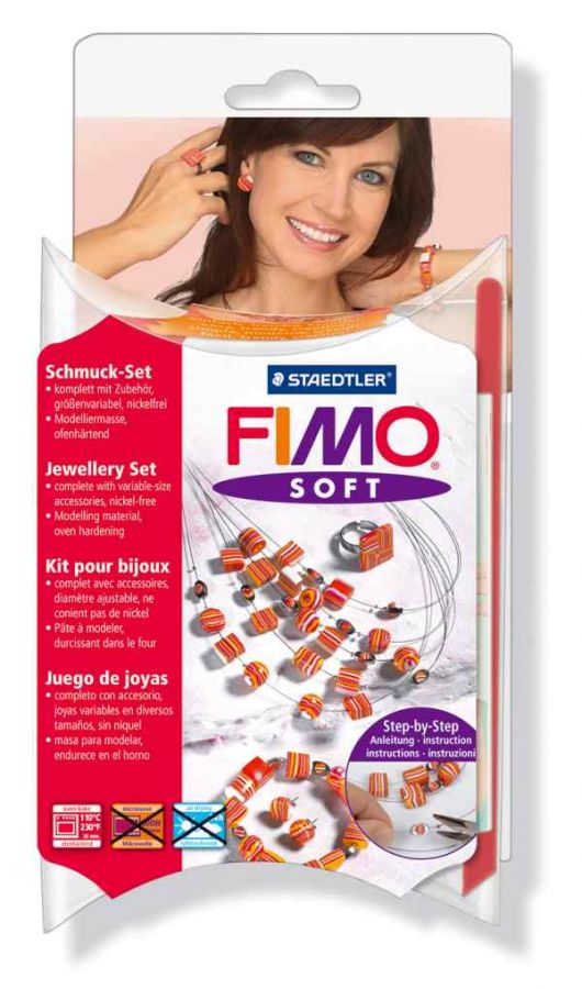 FIMO Soft šperková sada Red Dreams Staedtler