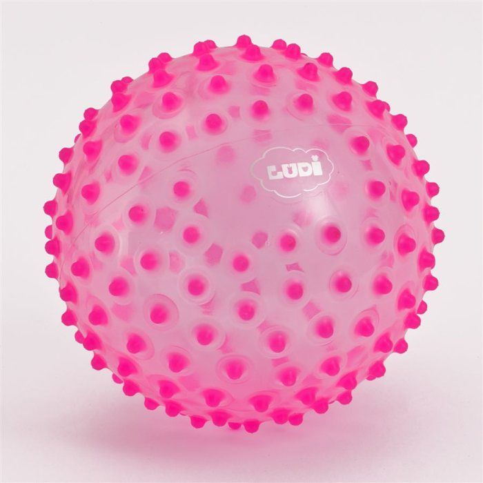 Senzorický míček růžový Ludi