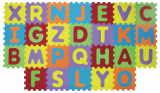 Puzzle pěnové 199x115 cm písmena Ludi