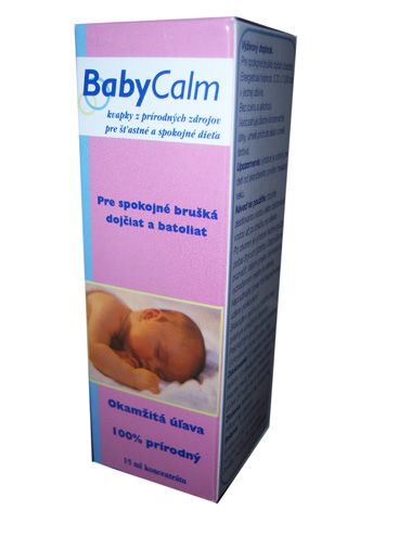 Doplněk stravy kojenců a batolat při kolice - nadýmání Babycalm 15 ml