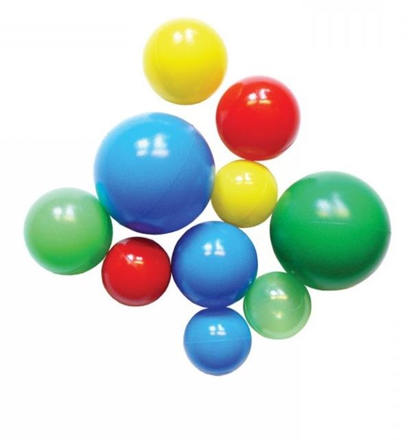 Míčky různobarevné - sada míčků na koupání Farlin 8ks