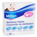 Dezinfekční tablety Milton 28ks - sterilizace kojeneckých láhví a šidítek