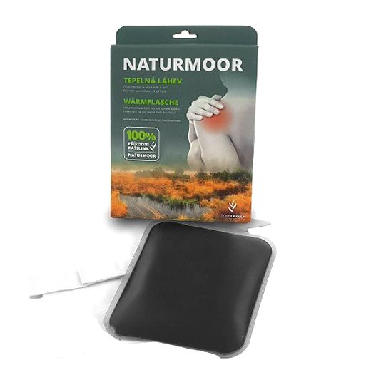Rašelinový termofor tepelná láhev - nahřívací polštářek Naturmoor